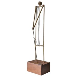 Figurative Bronze Sculpture by California Artist Ken Vares, 1968