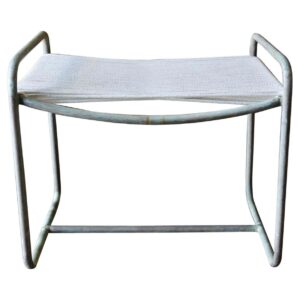 Bronze Ottoman or Side Table by Walter Lamb, circa 1955