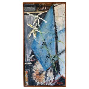 'Chrysanthemums in Vase' by Soshana Afroyim, ca. 1963