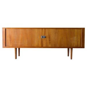 Hans J. Wegner 'President' Tambour Door Credenza, ca. 1960
