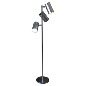 Chrome 3 Light Floor Lamp by Robert Sonneman for Koch & Lowy, ca. 1970